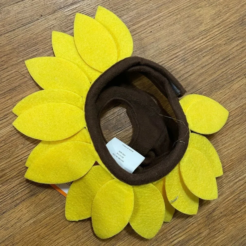 Cat sunflower hat brand new with tags Halloween costume @@@